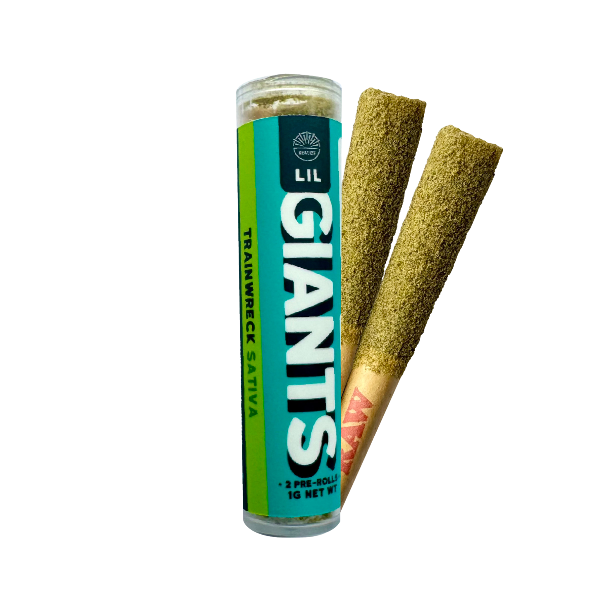 Realize Lil Giants Pre-Rolls, Trainwreck, 0.5g x 2