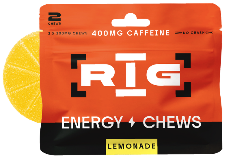 Wholesale | RIG Energy Chews | Lemonade | 2 Chews