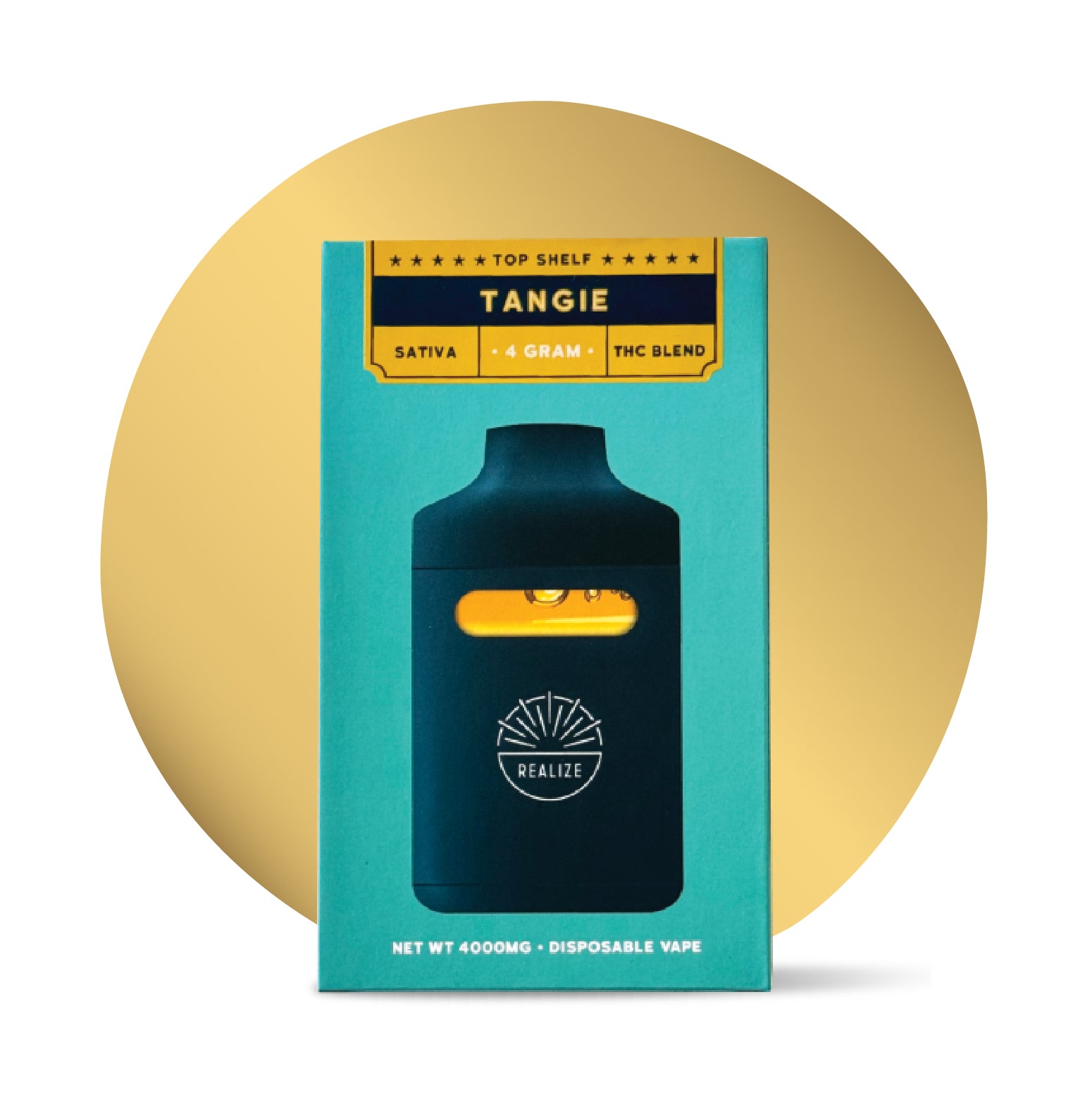 Realize Top Shelf, Tangie - 4g Disposable Vape