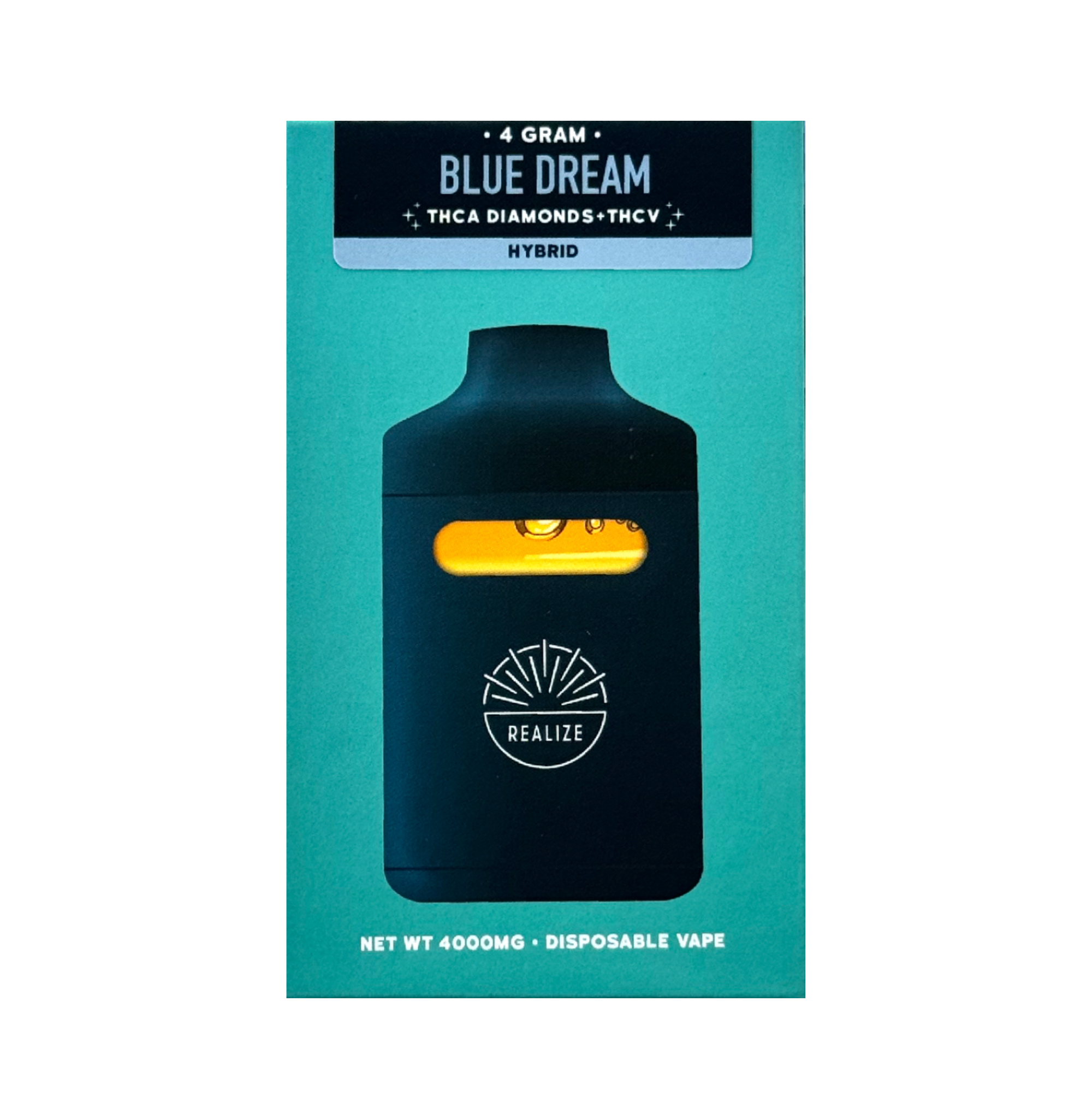 Realize Diamond Bar, Blue Dream - 4g Disposable Vape